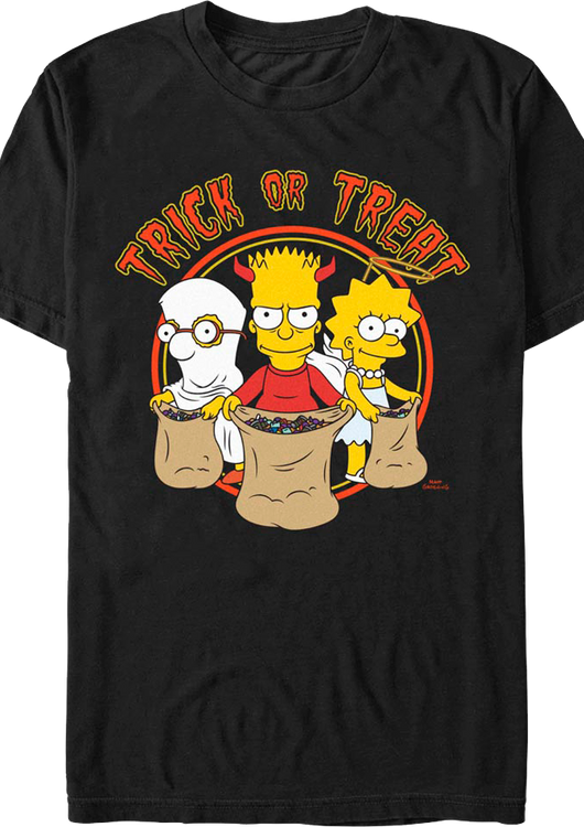 Trick Or Treat Simpsons T-Shirt - main product image