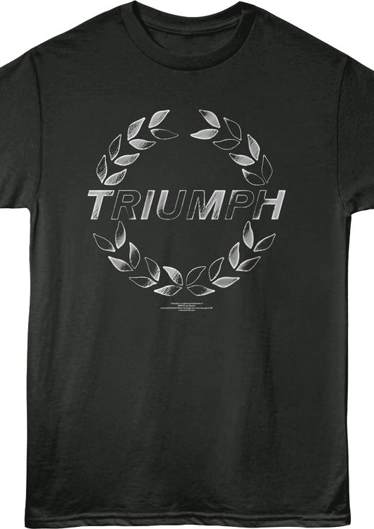 Triumph Laurel Logo British Motor Heritage T-Shirt - main product image