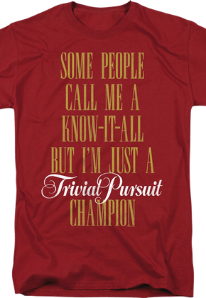 Trivial Pursuit Champion T-Shirt