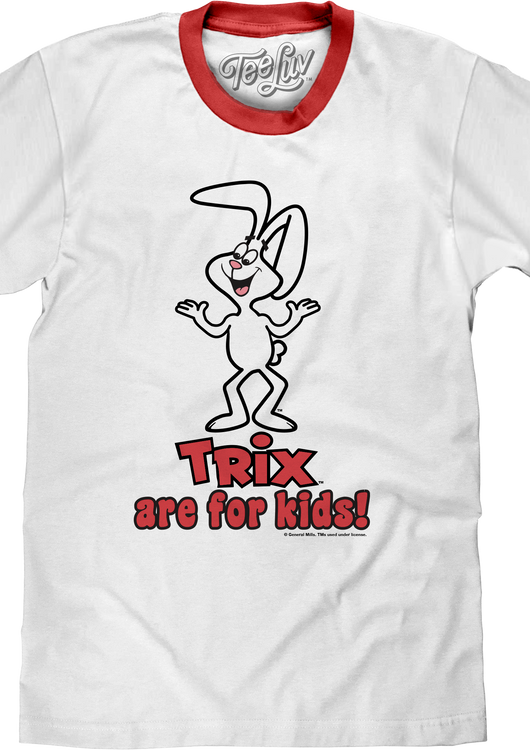 Trix Are For Kids Ringer Shirt - main product image