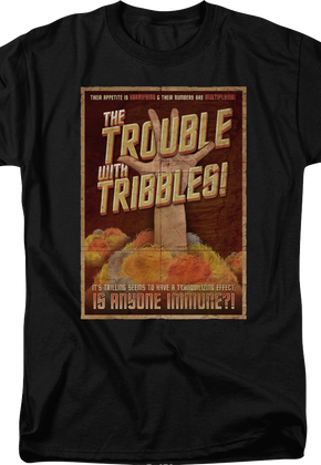 Trouble With Tribbles Poster Star Trek T-Shirt