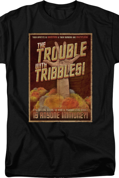 Trouble With Tribbles Poster Star Trek T-Shirtmain product image