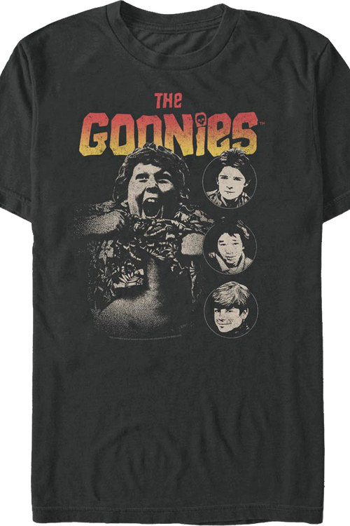 Truffle Shuffle Faces Goonies T-Shirtmain product image