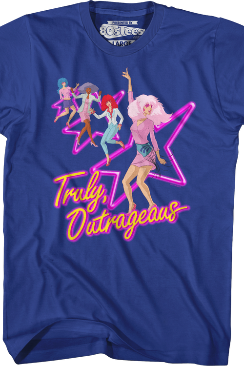 Truly Outrageous Rock Stars Jem And The Holograms T-Shirtmain product image