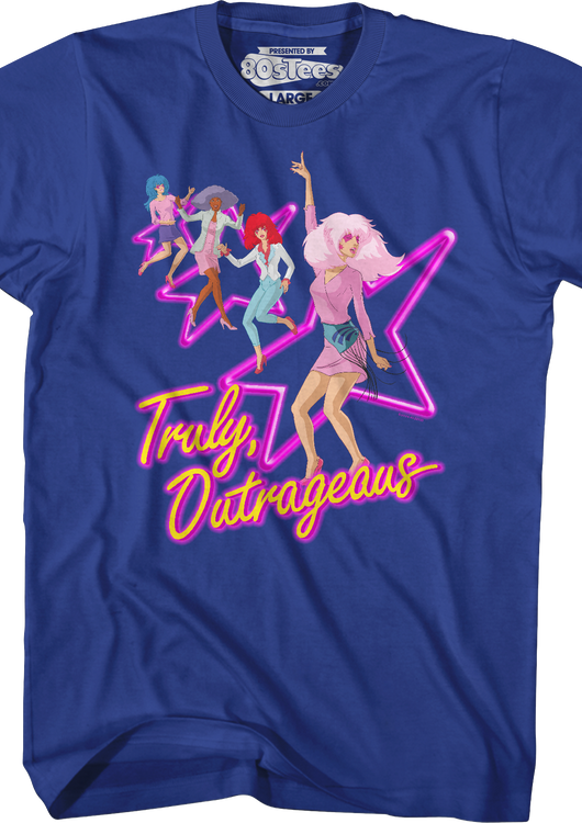 Truly Outrageous Rock Stars Jem And The Holograms T-Shirt - main product image
