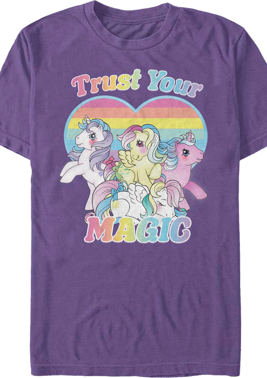 Trust Your Magic Rainbow Colors My Little Pony T-Shirt - main product image