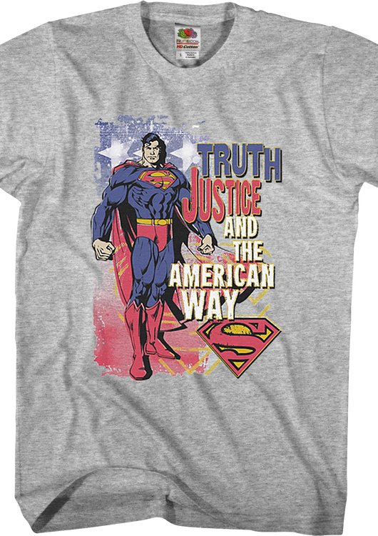 Truth Justice And The American Way Superman T-Shirt - main product image