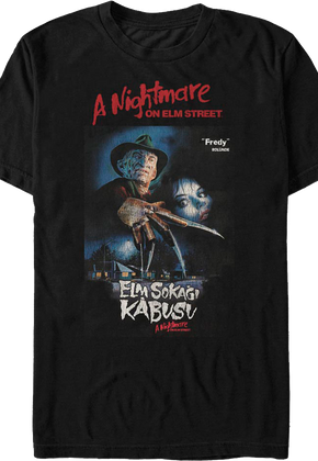 Turkish Poster A Nightmare On Elm Street T-Shirt