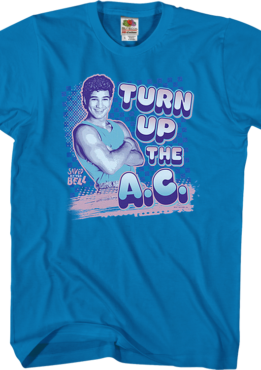 Turn Up The AC Saved By The Bell T-Shirt - main product image