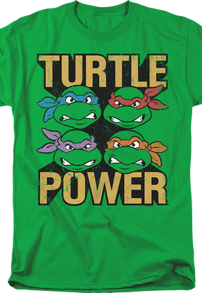 Turtle Power Collage Teenage Mutant Ninja Turtles T-Shirt
