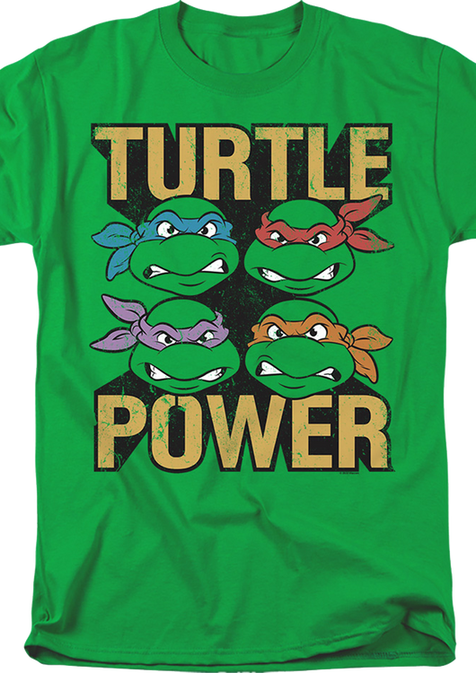 Turtle Power Collage Teenage Mutant Ninja Turtles T-Shirt - main product image