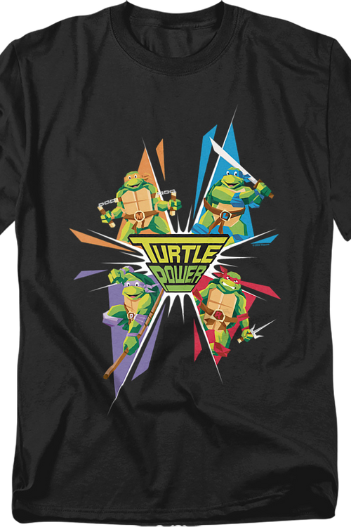 Turtle Power Poses Teenage Mutant Ninja Turtles T-Shirtmain product image