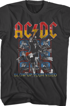 TV Screens Blow Up Your Video ACDC Shirt