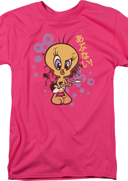 Tweety Bird Rock Star Looney Tunes T-Shirt - main product image