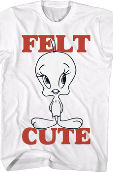 Tweety Felt Cute Looney Tunes T-Shirt