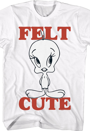 Tweety Felt Cute Looney Tunes T-Shirt