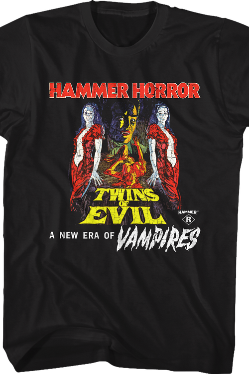 Twins Of Evil Hammer Films T-Shirtmain product image