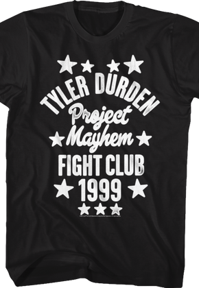 Tyler Durden Project Mayhem Fight Club T-Shirt
