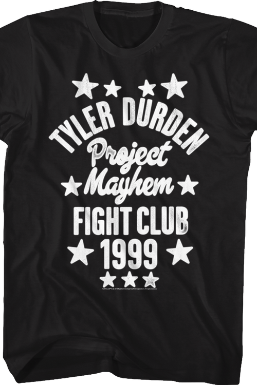 Tyler Durden Project Mayhem Fight Club T-Shirtmain product image