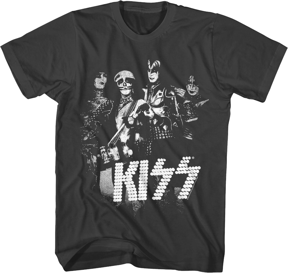 U S Tour 1976 KISS T Shirt U S Tour 1976 KISS T Shirt