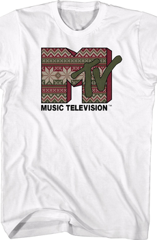 Ugly Christmas Sweater Logo MTV Shirt