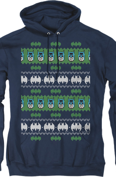 Batman Ugly Faux Knit DC Comics Hoodie