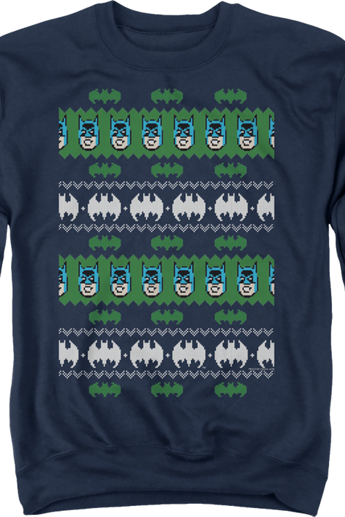 Batman Ugly Faux Knit DC Comics Sweatshirt - main product image