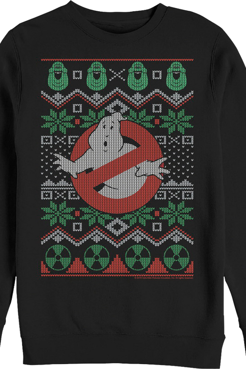 Ugly Faux Knit Ghostbusters Sweatshirtmain product image