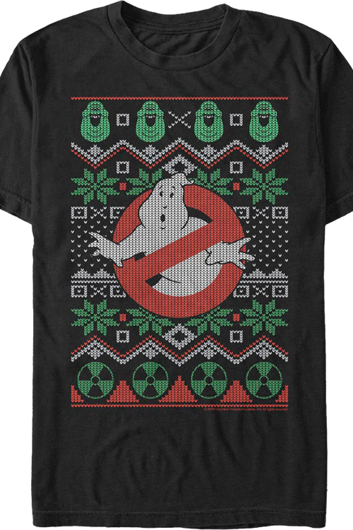 Ugly Faux Knit Ghostbusters T-Shirtmain product image