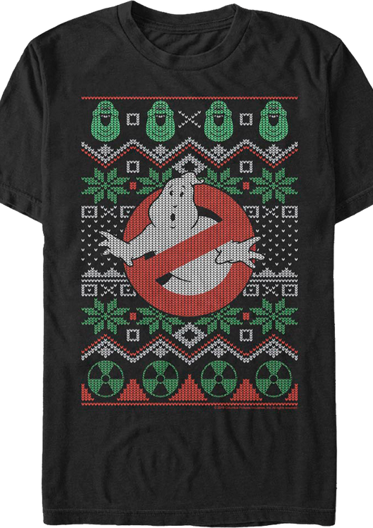 Ugly Faux Knit Ghostbusters T-Shirt - main product image