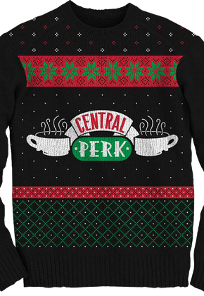 Ugly Knit Central Perk Friends Christmas Sweater