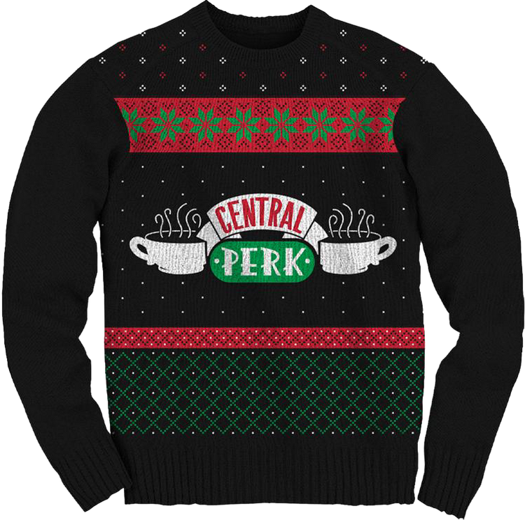 Ugly Knit Central Perk Friends Christmas Sweater - main product image
