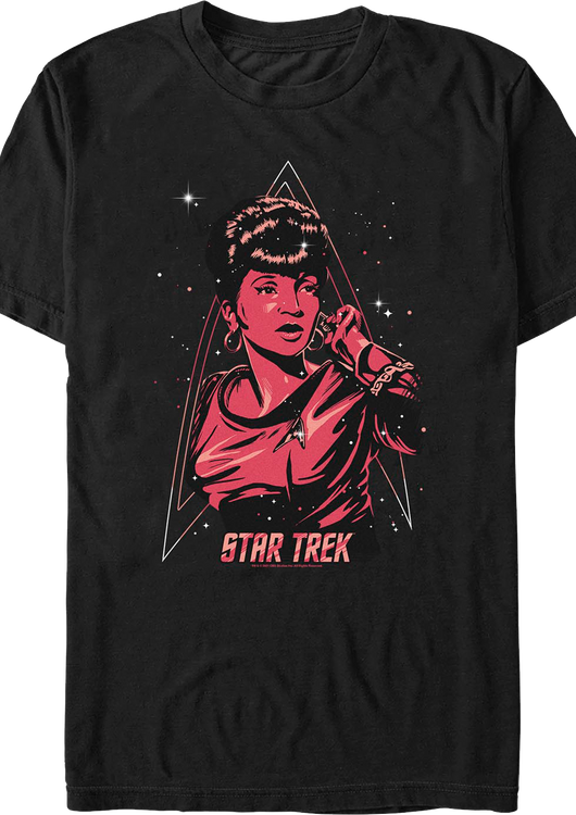 Uhura Celestial Reflection Star Trek T-Shirt - main product image
