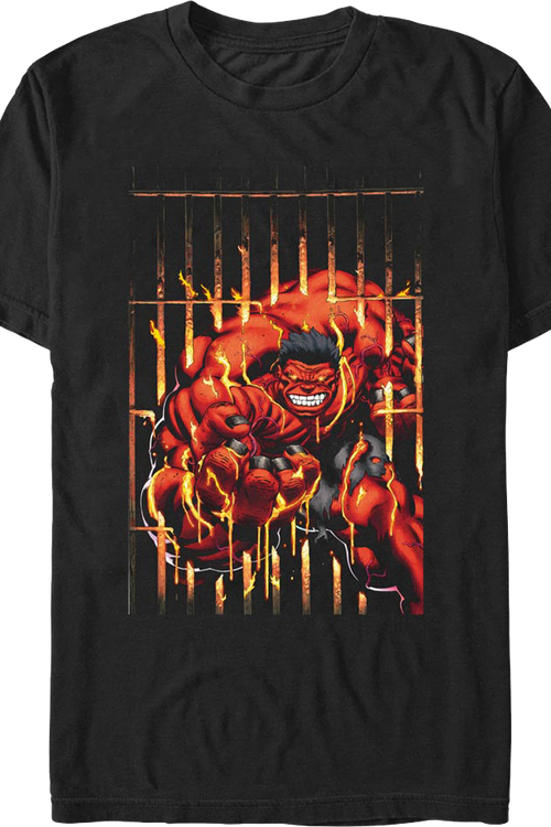 Uncaged Red Hulk Marvel Comics T-Shirtmain product image