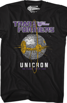 Unicron The Planet Eater Tour Transformers T-Shirt