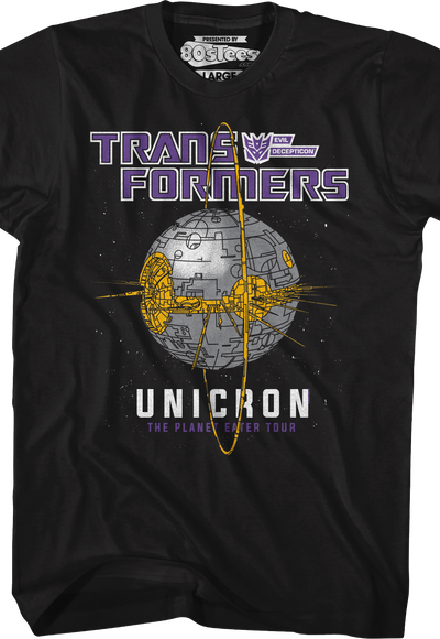 Unicron The Planet Eater Tour Transformers T-Shirt