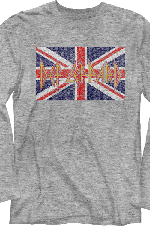Union Jack Def Leppard Long Sleeve Shirtmain product image