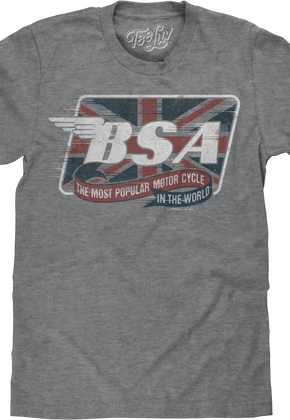 Union Jack Logo BSA T-Shirt