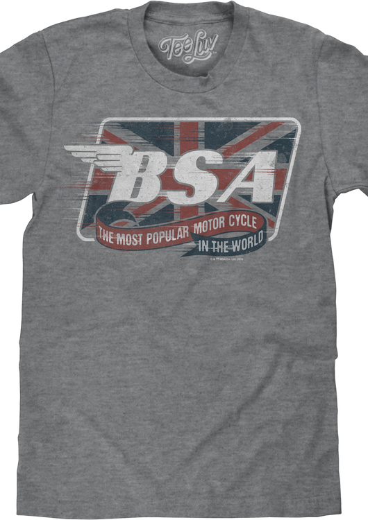 Union Jack Logo BSA T-Shirt - main product image