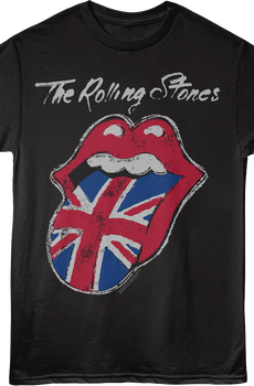 Union Jack Tongue Rolling Stones T-Shirt