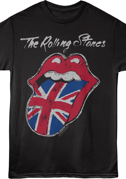 Union Jack Tongue Rolling Stones T-Shirt - main product image