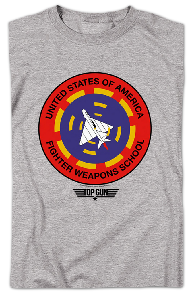 United States Of America Fighter Weapons School Top Gun TShirt