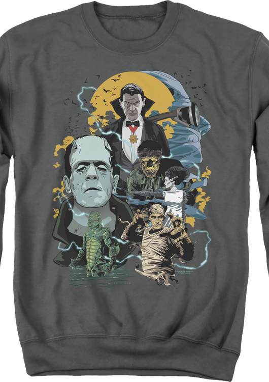 Universal Monsters Collage Sweatshirt - main product image