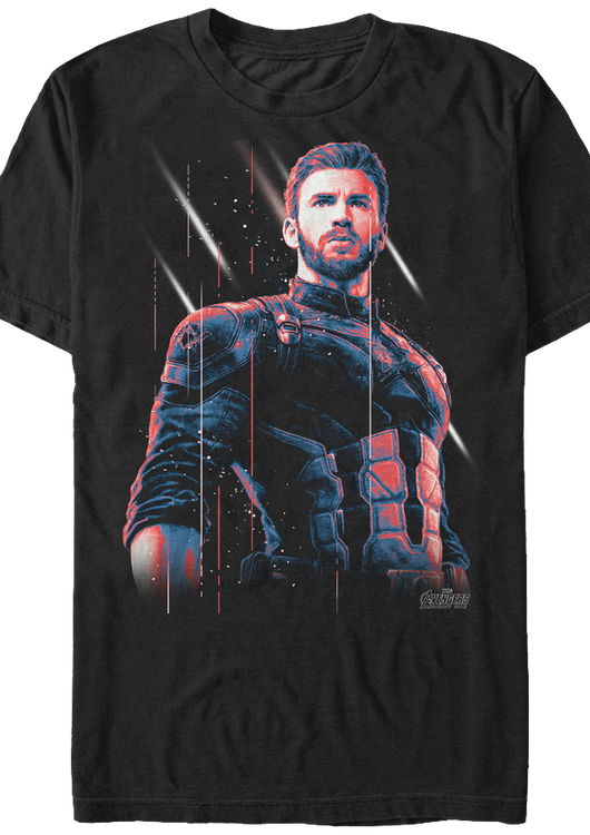 Unmasked Captain America T-Shirt - main product image