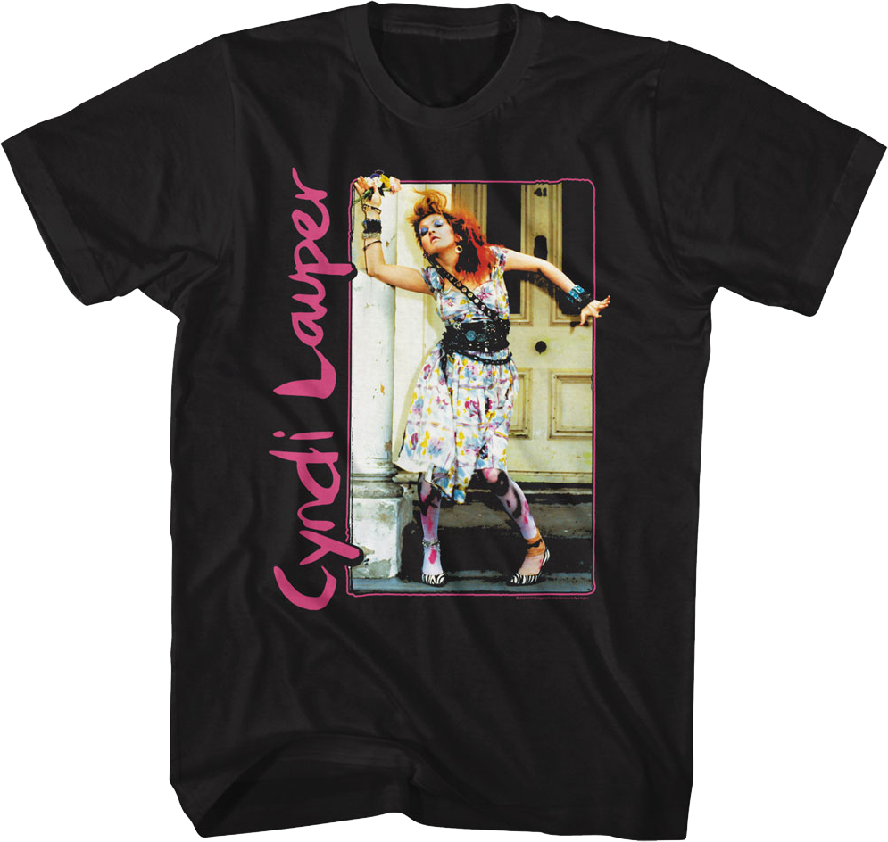 Unusual Pose Cyndi Lauper T-Shirt
