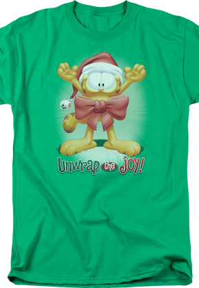 Unwrap The Joy Garfield T-Shirt