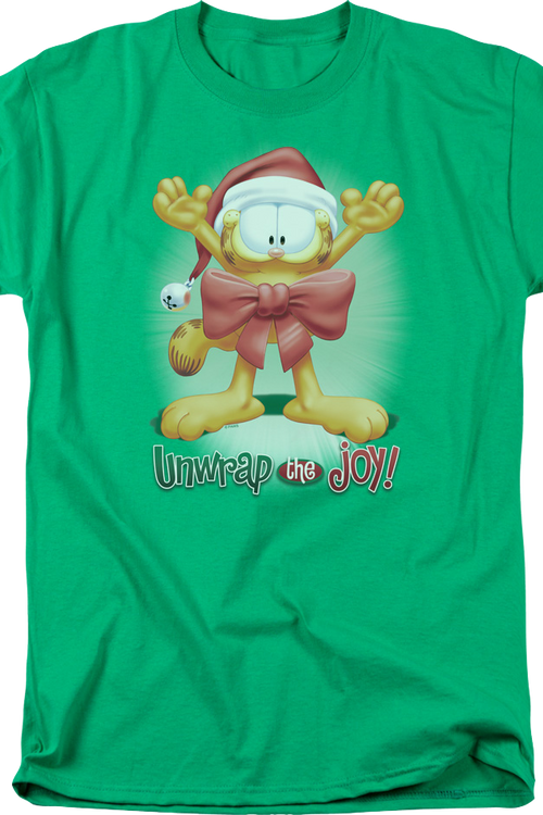 Unwrap The Joy Garfield T-Shirt - main product image