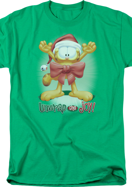 Unwrap The Joy Garfield T-Shirt - main product image