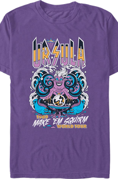 Ursula Make 'Em Squirm World Tour Little Mermaid T-Shirt