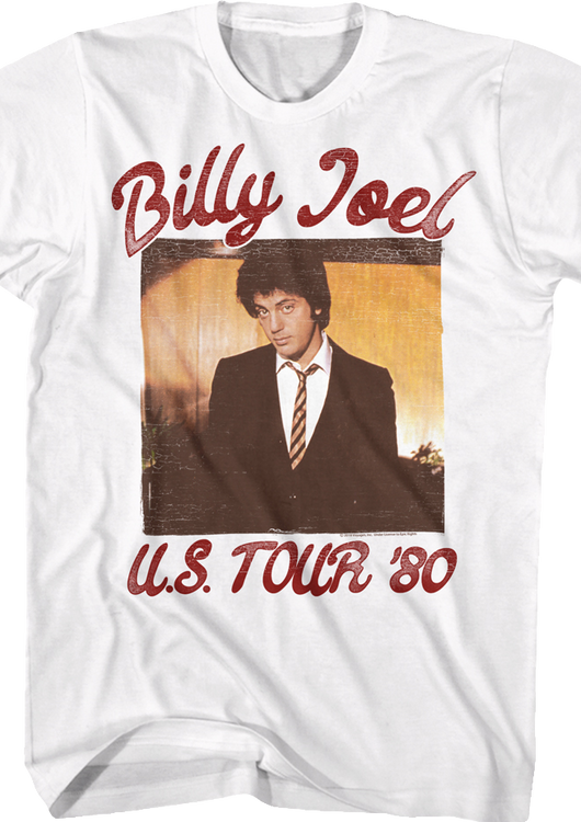 US Tour '80 Billy Joel T-Shirt - main product image